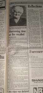 A page from an old newspaper