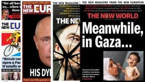 Compilation of covers from The New European and The New World.